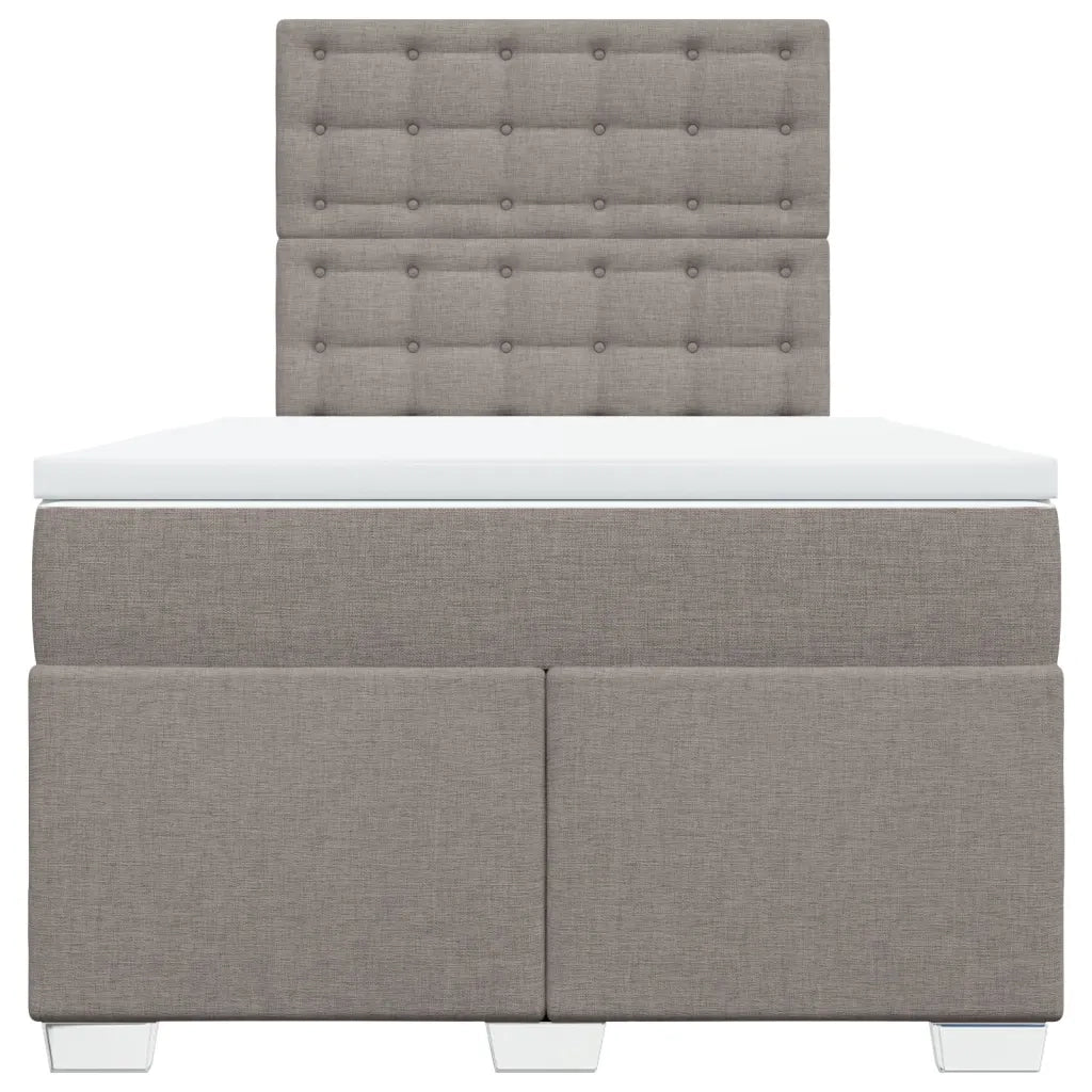 Giroletto a Molle con Materasso Tortora 120x200 cm in Tessuto 3292773