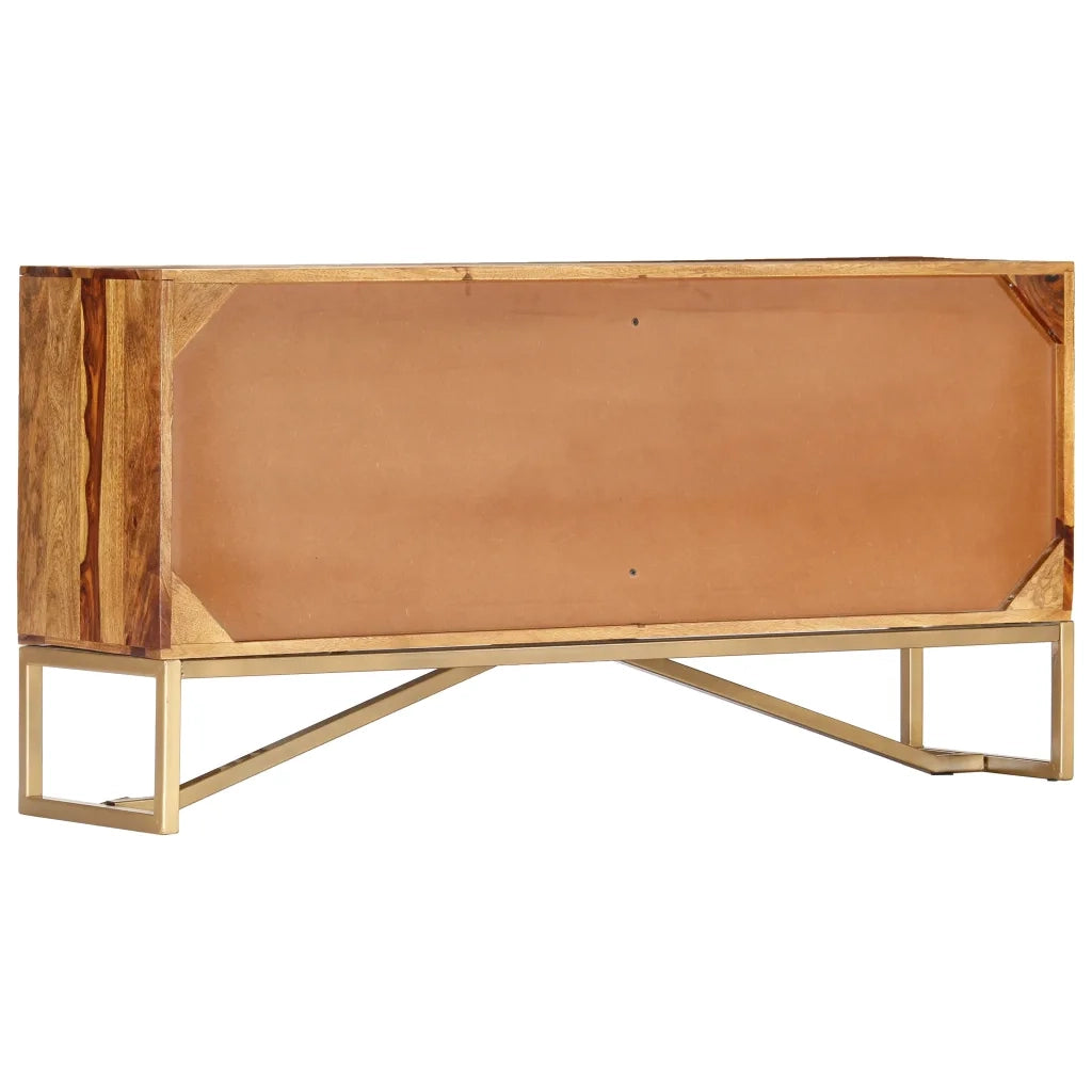 Credenza 118x30x60 cm in Legno Massello di Sheesham  cod mxl 16177