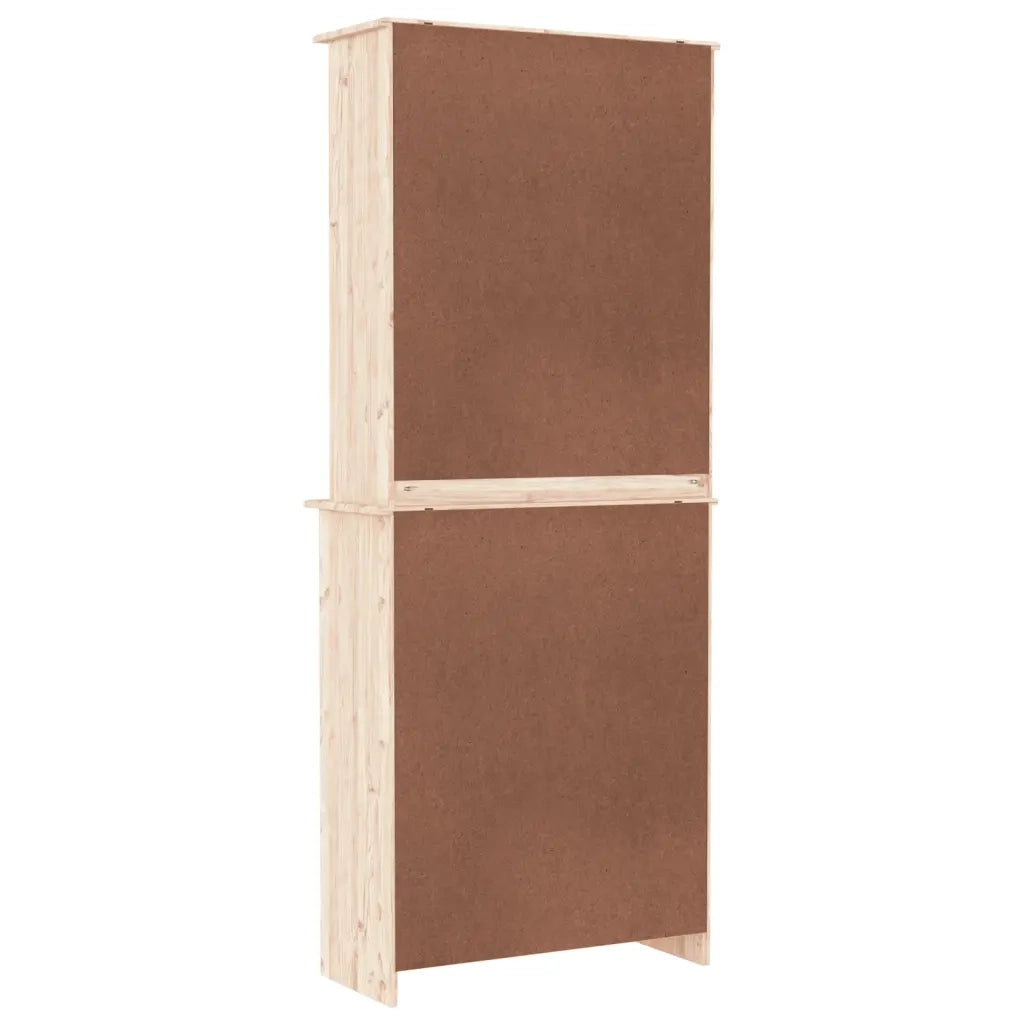 Credenza ALTA 77x35x188 cm in Legno Massello di Pino 3187777