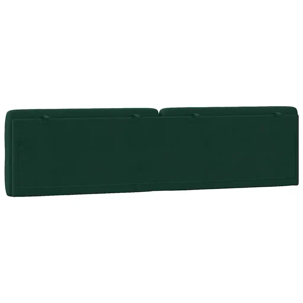 Cuscino Testiera Verde Scuro 200 cm in Velluto CFW8518312