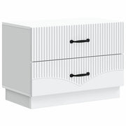 Armadio da Notte con cassetto Bianco 62 x 34,5 x 44,5 cm 895235