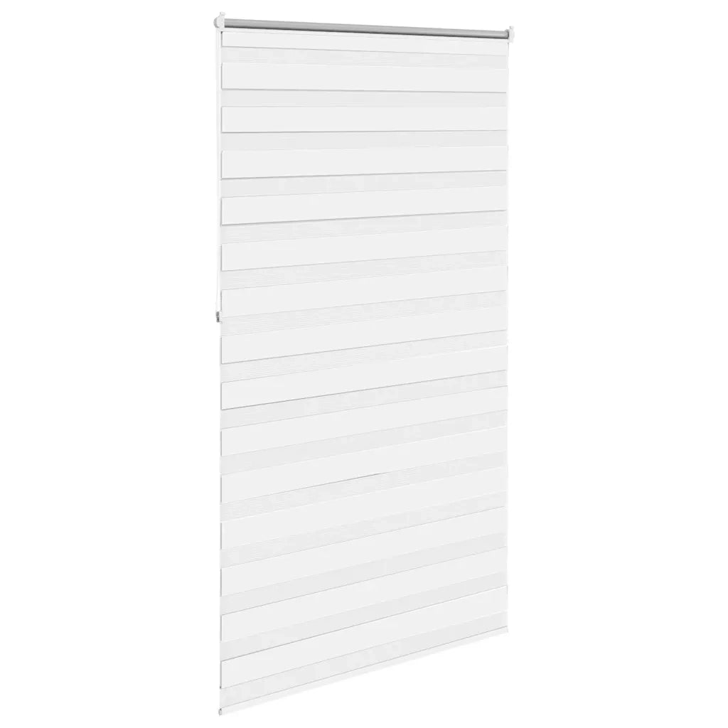 Tenda a rullo zebra 120,9x230 cm Larghezza tessuto 116,7 cm bianco 240218