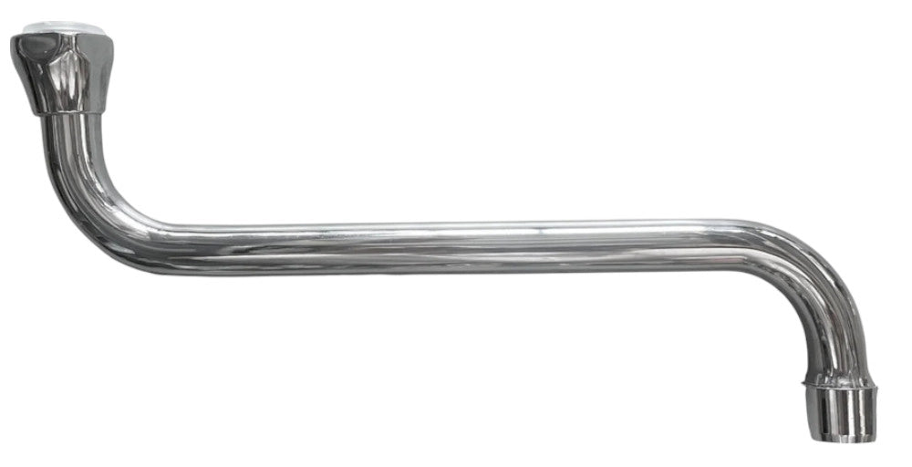 Becco canna universale per rubinetto lavello, lunga 30 cm