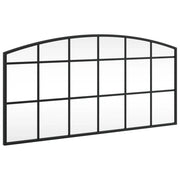 Specchio da Parete | Specchio decorativo Nero 80x40 cm Arco in Ferro