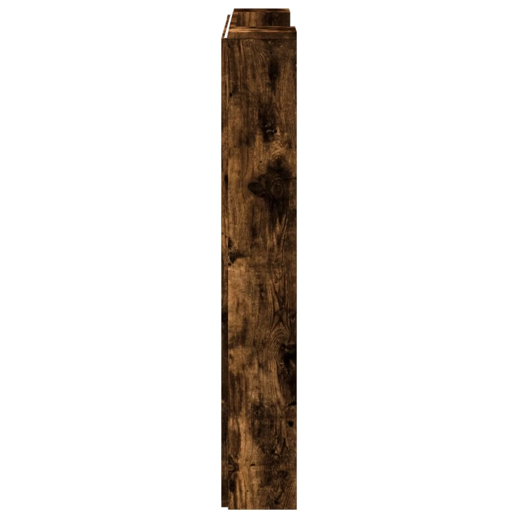 Testiera-Testata-Testiera Decorativa Rovere fum¨¦ 100 x 16,5 x 103,5 cm Legno multistrato
