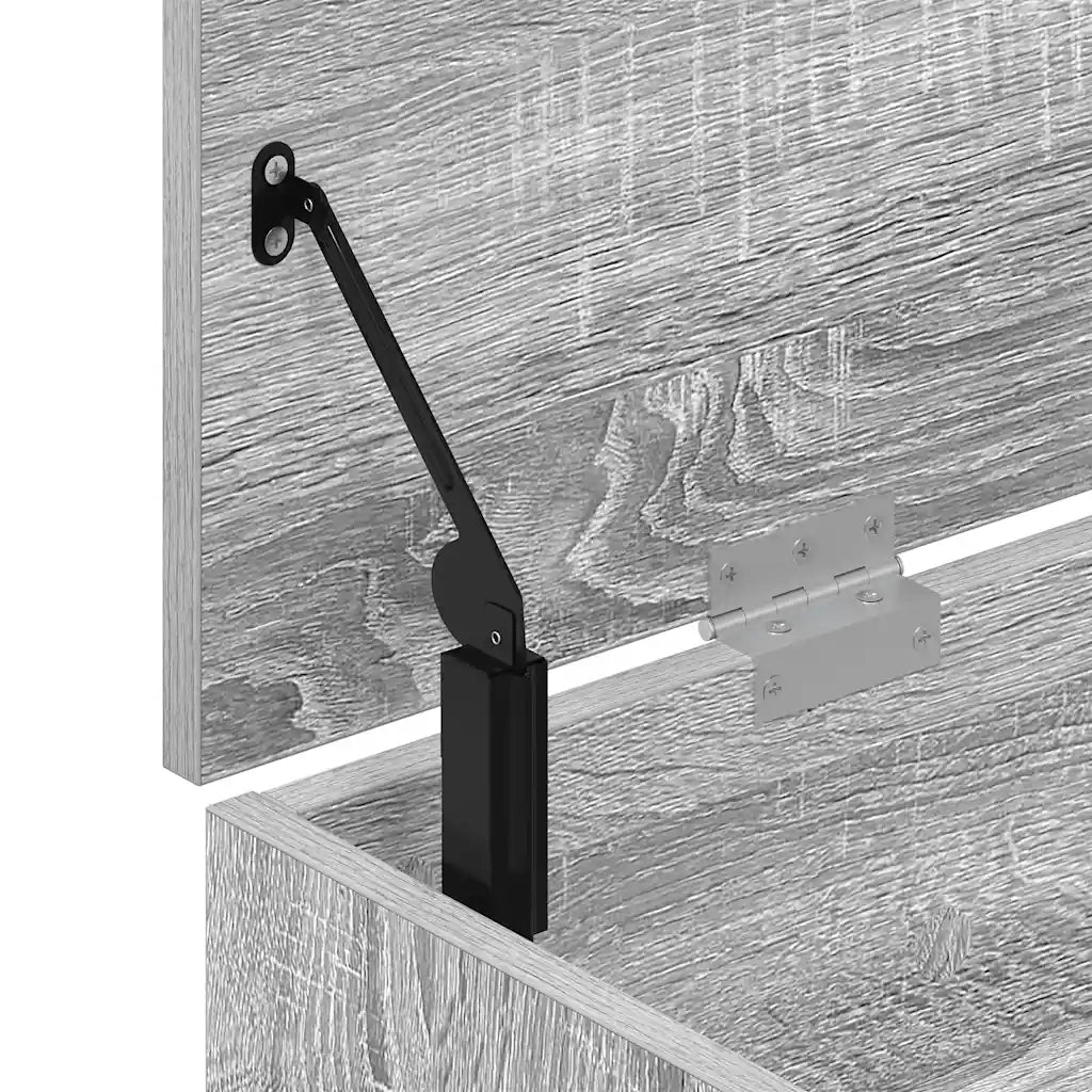Scarpiera-Scaffale per scarpe Grigio Sonoma 102x30,5x45 cm in Legno Multistrato