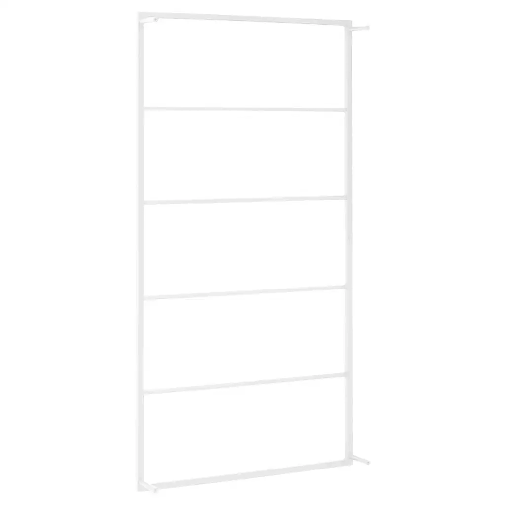 Portasciugamani Bianco 60x10x116 cm Acciaio 336121