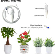 9 pezzi di Spillatori Autoirriganti con Valvola Regolabile - Automatici per Interno, Esterno e Vacanza - Sistema di Irrigazione Automatico per Piante da Interno - Spillatore per Piante con Sistema di Gocce