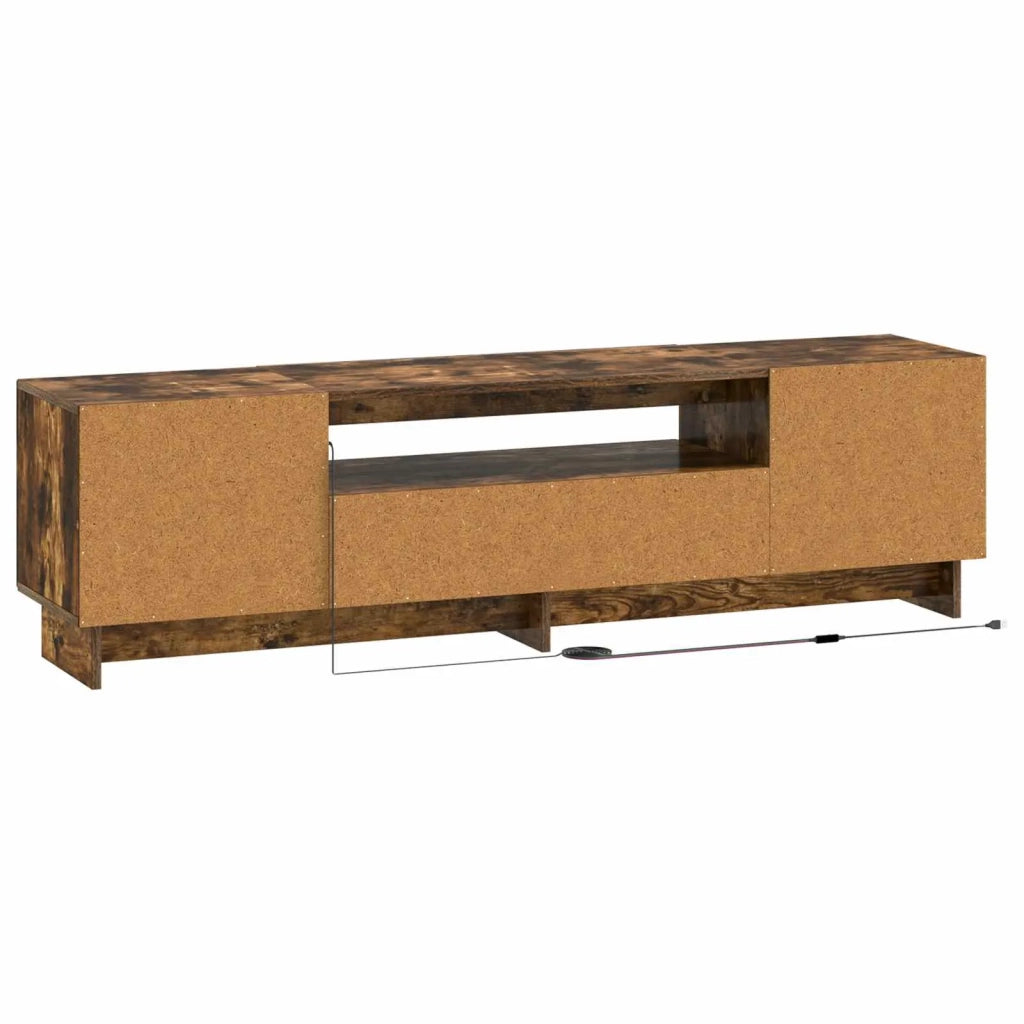 Mobile TV LED Rovere Fumo Legno ingegnerizzato 896030