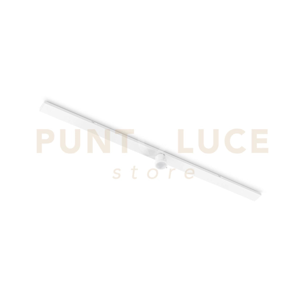 COVER ELETTRIFICATA BUSBAR BIANCA CON SENSORE DI MOVIMENTO E CREPUSCOLARE 3 FUNZIONI 145X6,7X9,1CM