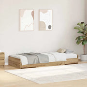 Struttura del letto con testiera Rovere artigianale 90 x 200 cm 3335236
