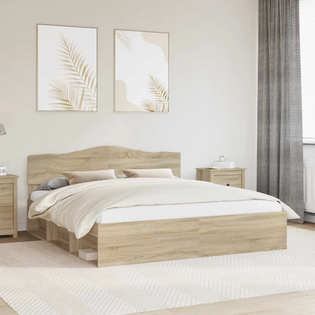 Struttura del letto Sonoma 180 x 200 cm Pino massello 3412864