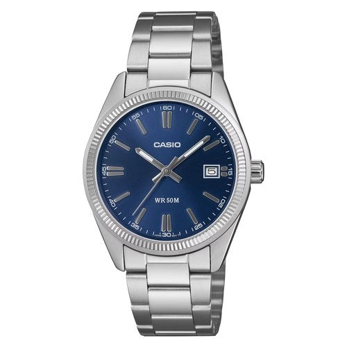 Orologio casio utp 1302pd 2a1vef silver e blue