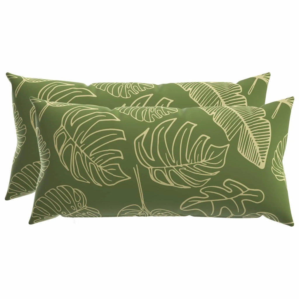 Federa 2 pcs HEERLEN Design a foglia 40 x 80 cm Poliestere 910036