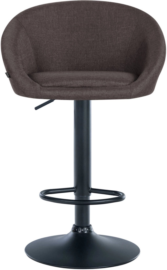 Barhocker Davie Stoff schwarz