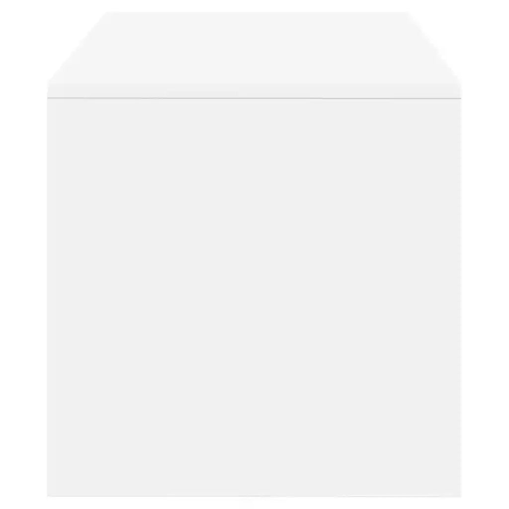 Mobile Porta TV Bianco 80x40x40 cm in Legno Multistrato