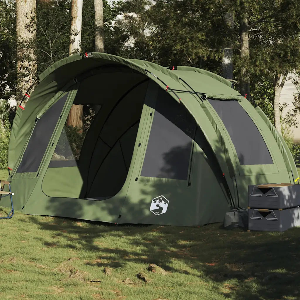 Tenda da Pesca per 2 Persone-Tenda da campeggio Verde Oliva Impermeabile 713563