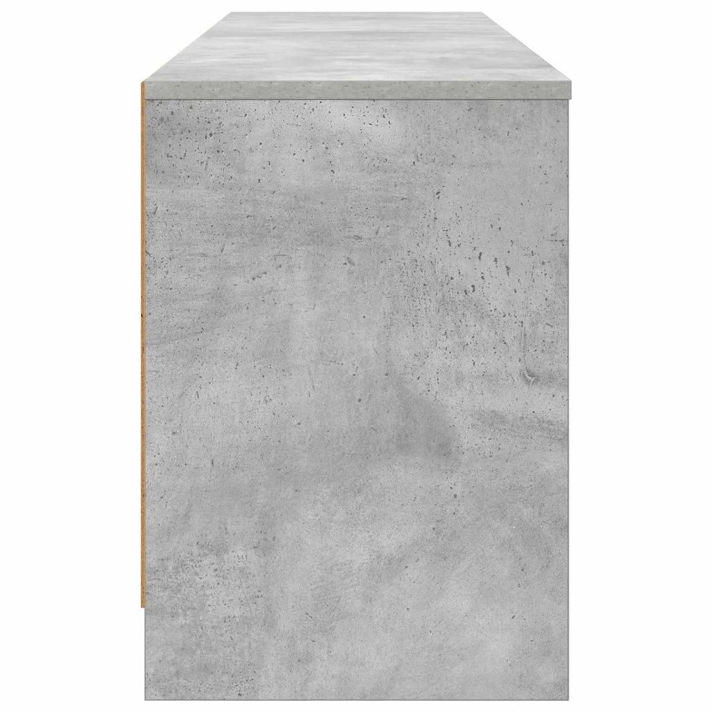 Armadietto per letto 2 pz Grigio Cemento 66 x 33 x 48 cm CFW4840763