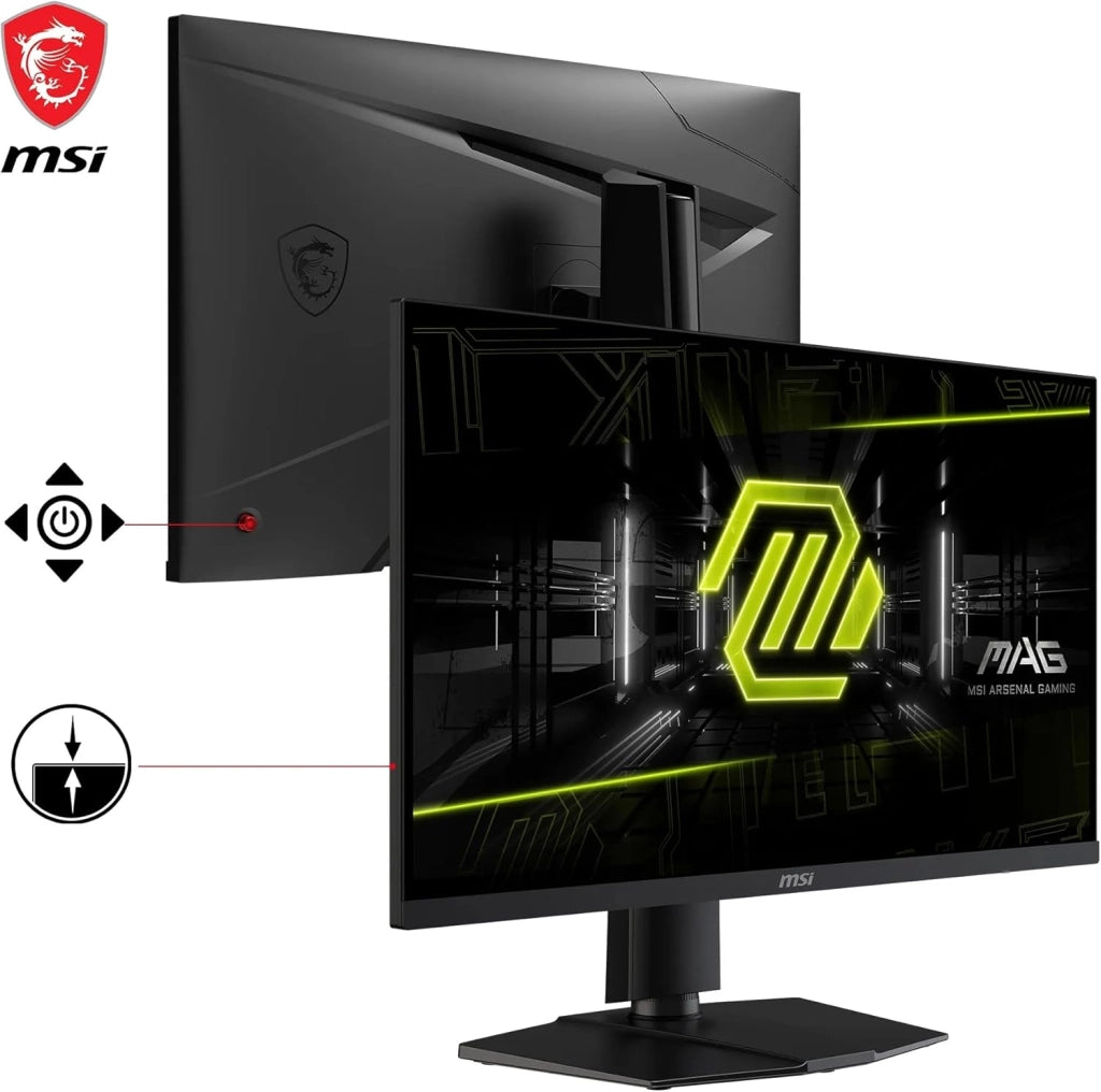 MAG 274UPF E2 Monitor Gaming 27" 4K UHD - Rapid IPS (3840 x 2160), 160Hz / 0,5 ms (GtG), Frameless, Certificazione VESA DisplayHDR 400 - DP, HDMI, USB Type-C