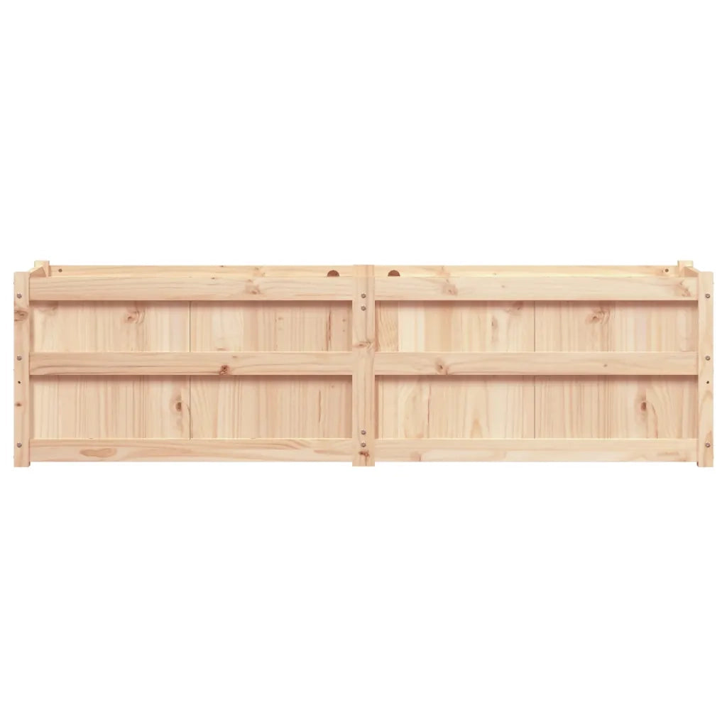 Fioriera da Giardino-Vaso da Esterno 180x50x50 cm in Legno Massello di Pino
