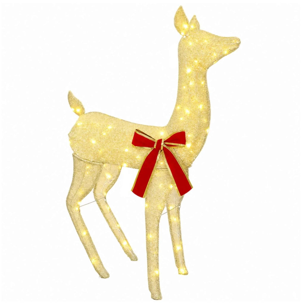 Renna di Natale 3D LOVIISA 110 LED Bianco caldo 42049649