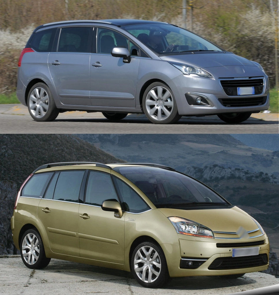 139B-404081 - Tappeto gomma baule - Citroen C4 Grand Picasso dal 2006 al 2013 , Peugeot 5008 I dal 2009 al 06.2017 , con