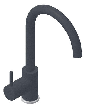 Rubinetto Cucina Miscelatore Monocomando Apell AP7780GB Granito Nero