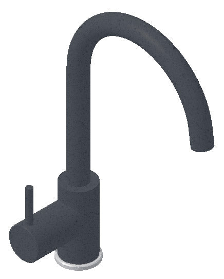 Rubinetto Cucina Miscelatore Monocomando Apell AP7780GB Granito Nero