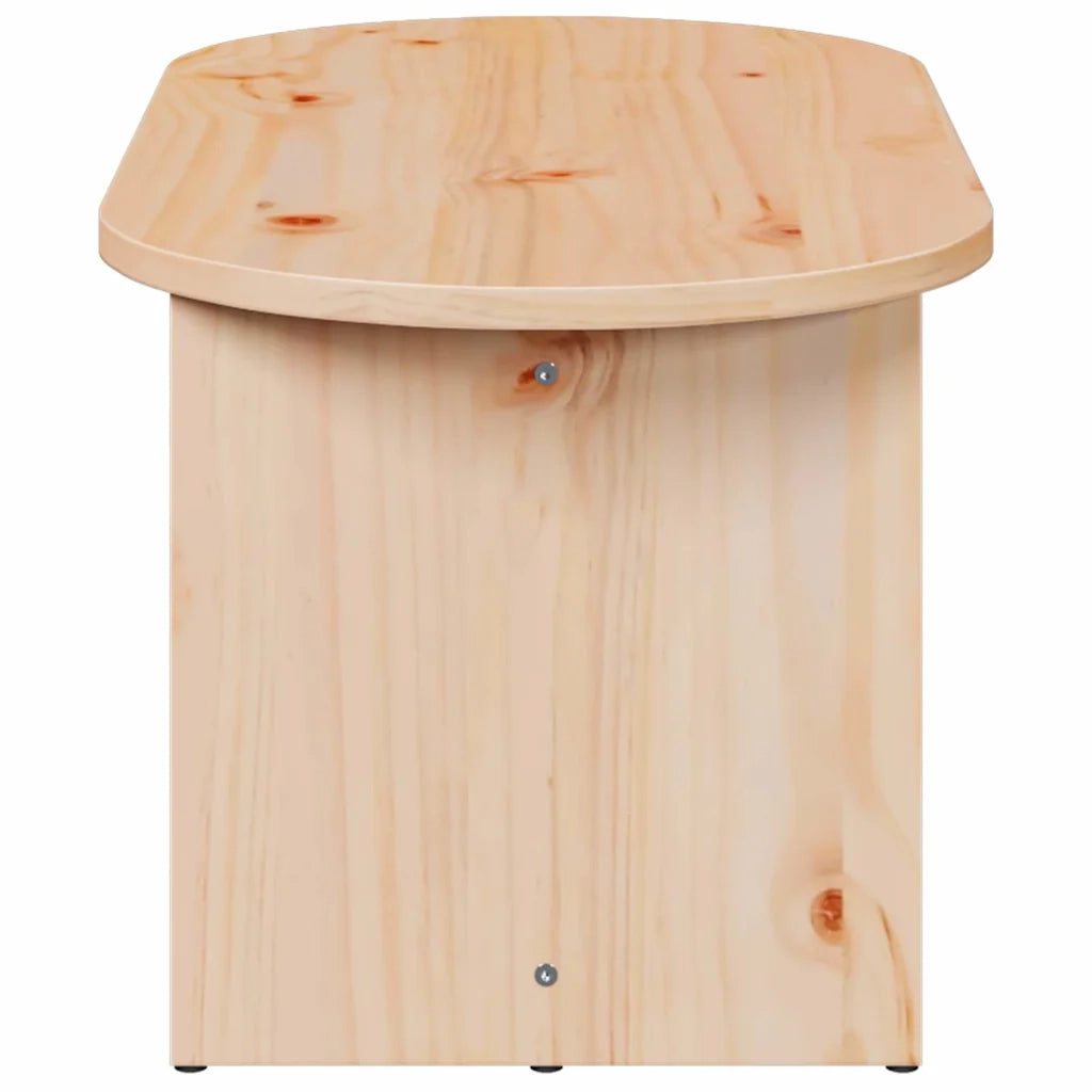 vidaXL Tavolino da salotto Naturale 80 x 39.5 x 35 cm