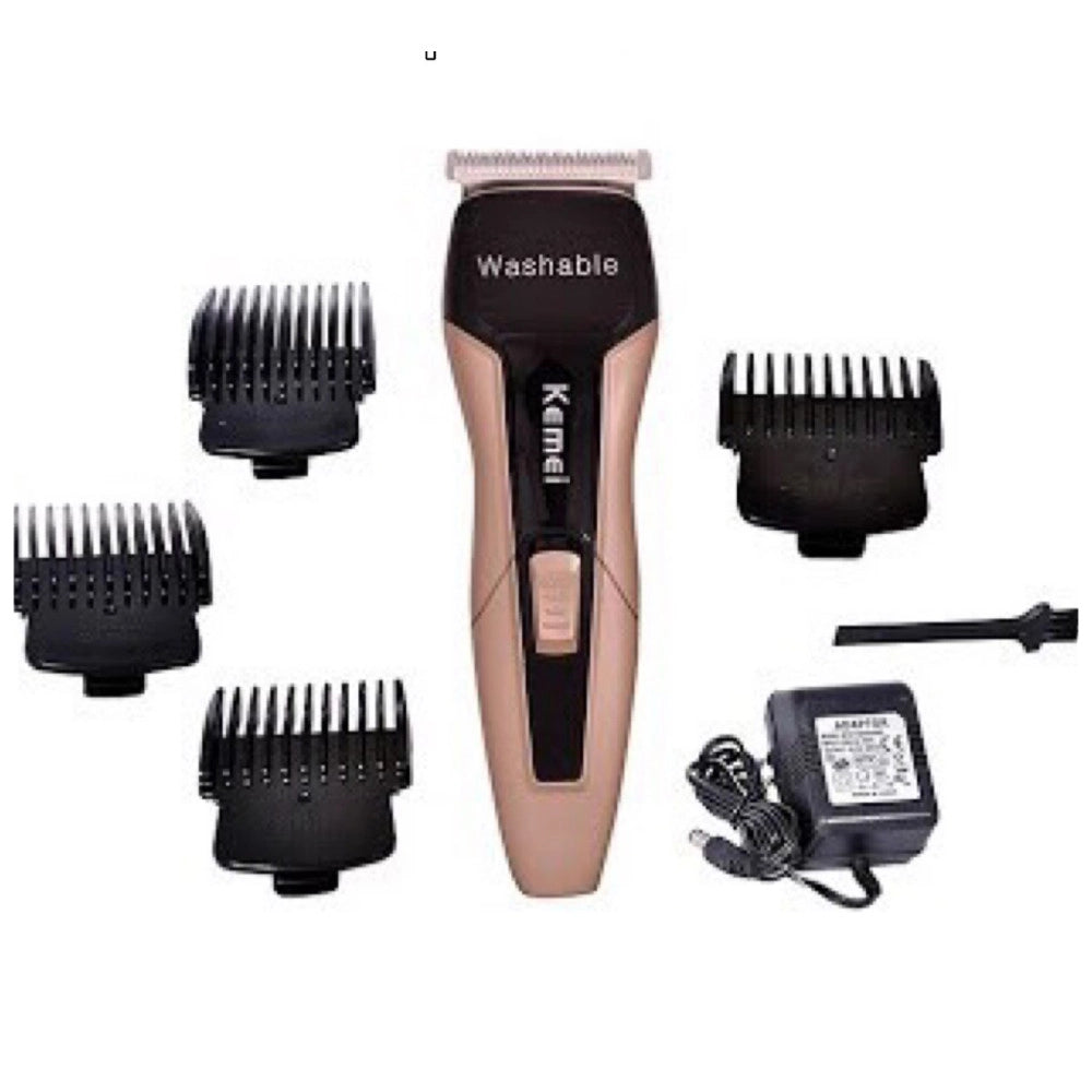 Trade Shop - Taglia Capelli Rasoio Regola Barba Elettrico Ricaricaricabile Impermeabile -