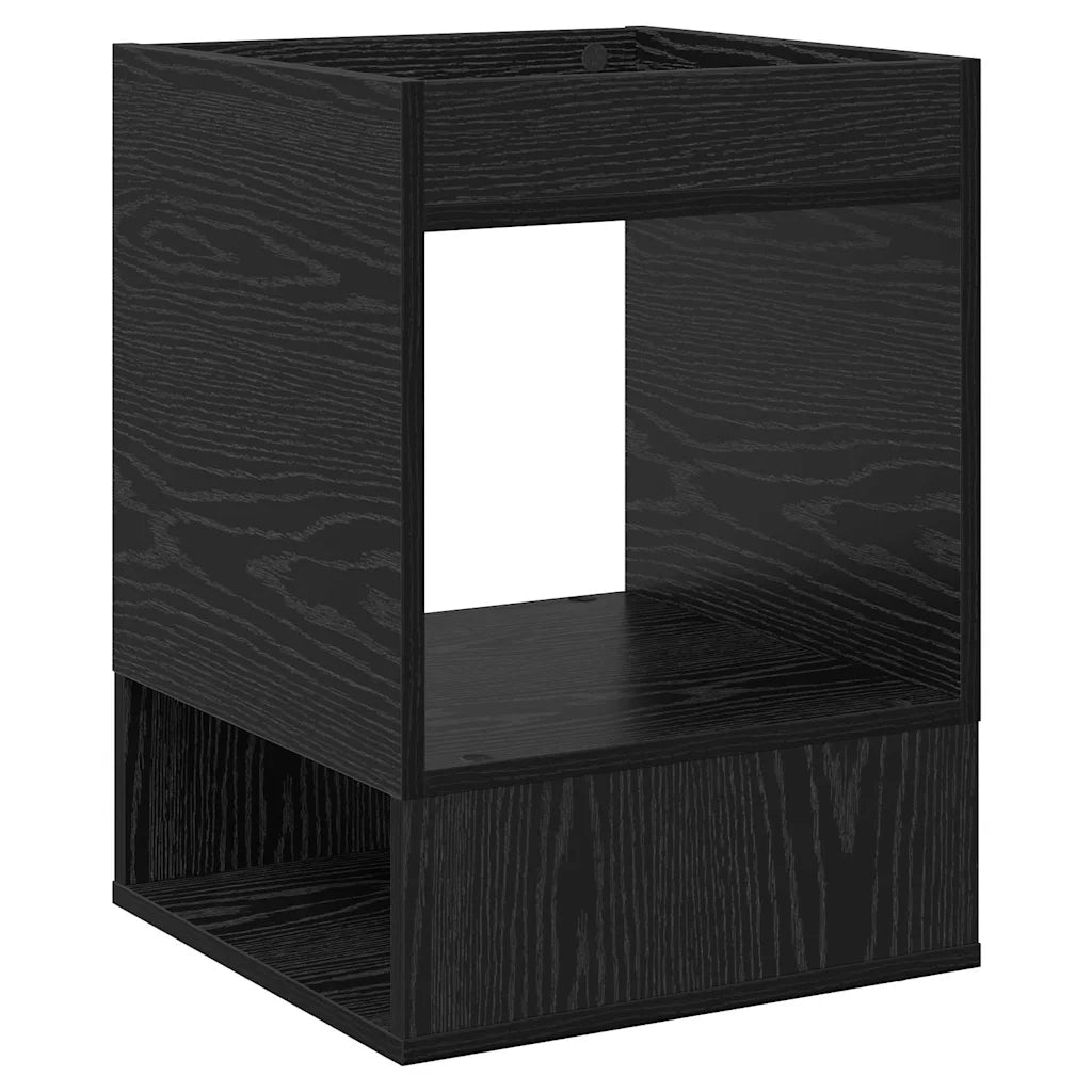 Tavolino 2 pz Rovere Nero 40 x 40 x 56 cm Legno ingegnerizzato 890947