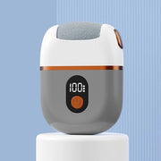 Pulitore elettrico per piedi, pedicure elettrico ricaricabile con display digitale, 3 velocità regolabili, adatto per rimuovere cellule epidermiche morte, eccessi di eletto e pelle secca e screpolata.