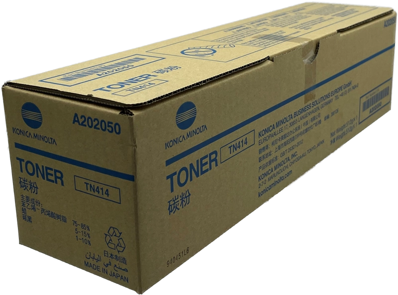 ORIGINAL Konica Minolta toner nero A202050 TN414 ~25000 Seiten