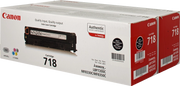 1x2 Canon Toner Cartuccia 718 BK VP