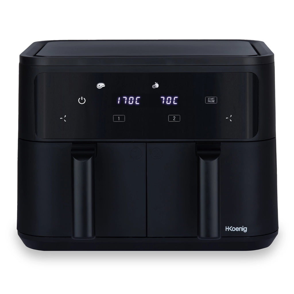 Friggitrice ad aria FRY900 H.Koenig 2x4,5L, 8 programmi, 2400W