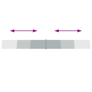 Tenda Laterale Retrattile per Patio 140x1200 cm Antracite cod mxl 16615