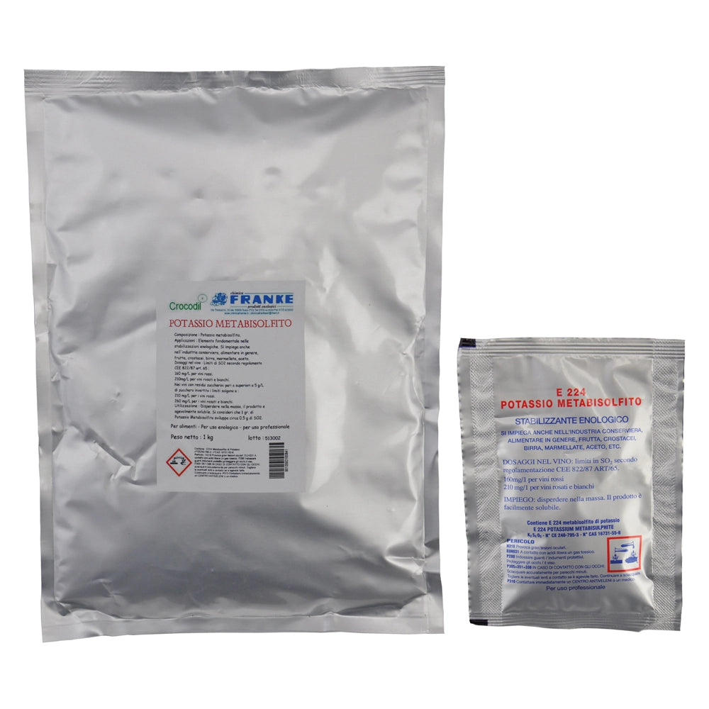 METABISOLFITO DI POTASSIO kg. 1  - CHIMICA FRANKE
