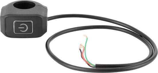 Luce di Marcia con Pulsante e Indicatore LED a LED, Impermeabile - Interruttore di Testata di Motocicletta 7/8 Pollici