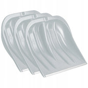 Pala da neve KADAX, in plastica, senza manico, robusta, 3 pezzi.