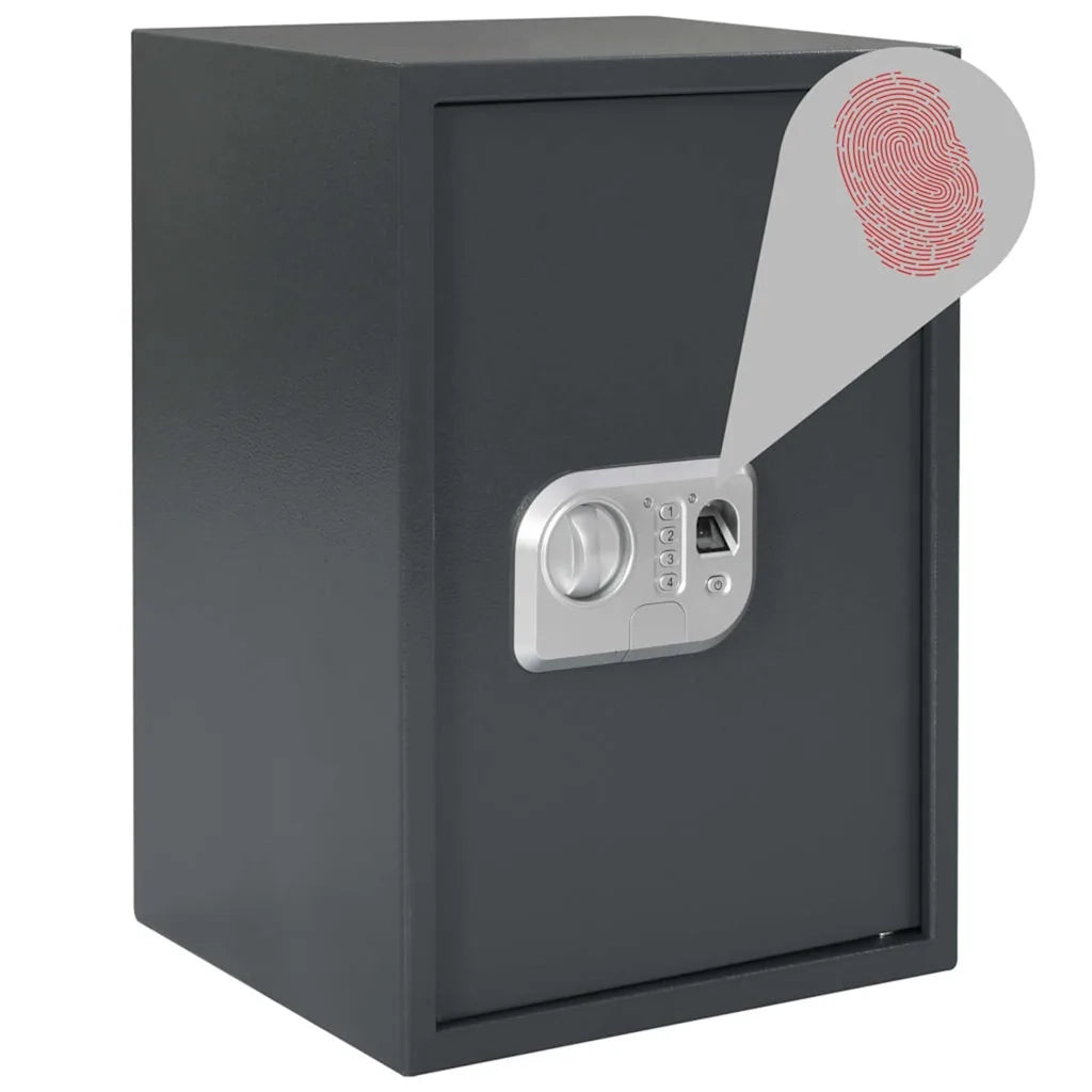 Cassetta di sicurezza digitale Grigio scuro 35 x 31 x 50 cm