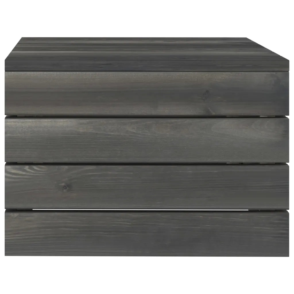 Set Divani da Giardino su Pallet 2 pz con Cuscini Massello Pino cod mxl 41487