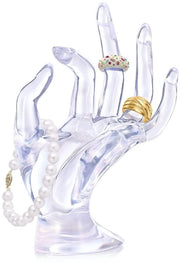 Display per gioielli per donna - manichino - supporto per collane/orologi - poliressina - trasparente - organizza gioielli - standard per gioielli
