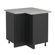 Mobile ad angolo cucina R-Line Antracite rustico/Antracite 75.6 cm PL Marmo Vicco