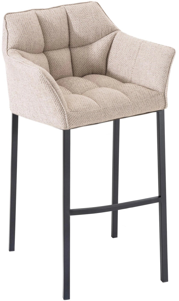 Barhocker Damaso B Stoff mit 4-FuЯ Gestell