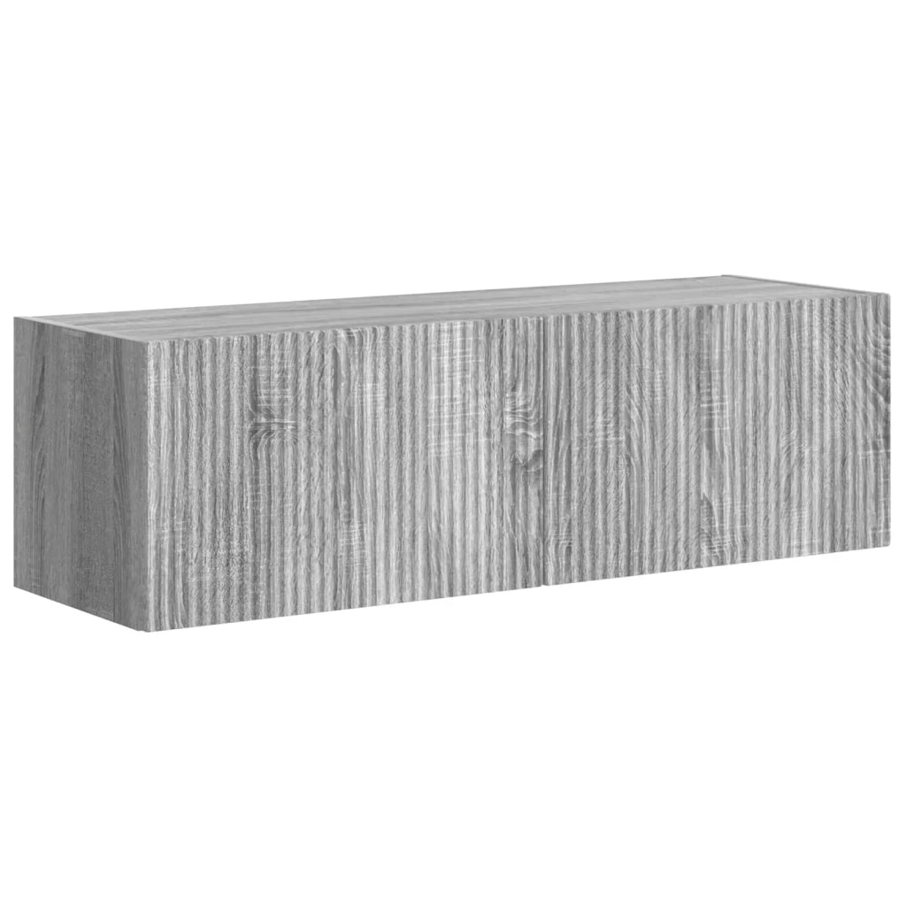 Set di Mobiletto da TV a Parete 6 pcs Grigio Sonoma 3408958