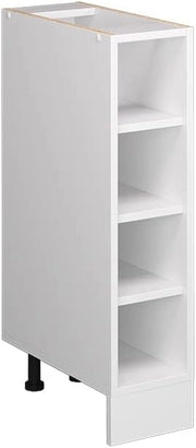 Scaffale da cucina R-Line, Bianco, 20 cm senza piano di lavoro, per la libera combinazione all'interno di sistemi cucina modulari