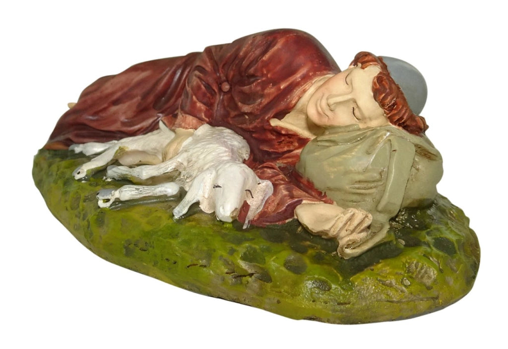 PASTORE DORMIENTE PER PRESEPE DA 10 CM