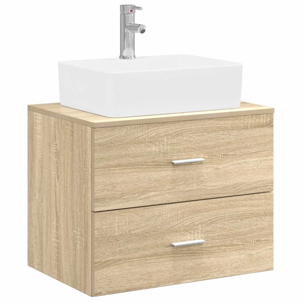 Set di mobili per il bagno Rovere Sonoma Legno ingegnerizzato 3404384