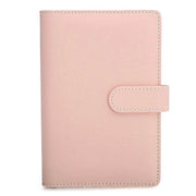 Agenda A5 con copertina in pelle PU - Cintura con 6 anelli - Adatto allo studio/viaggi - Pelle premium - 17,5 x 23 cm - Quaderno da scrivere