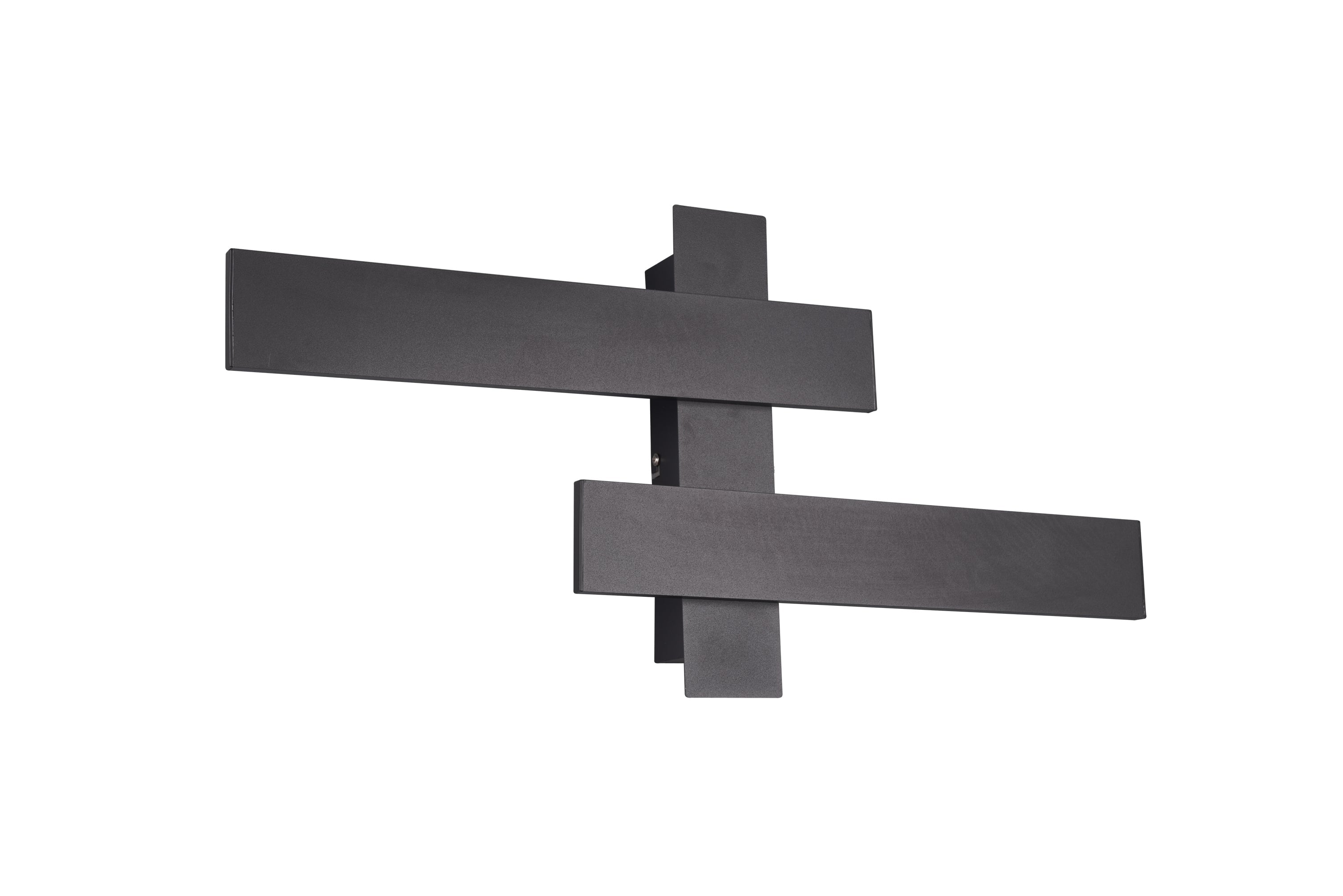 Applique da Interno a LED in Metallo Nero Opaco